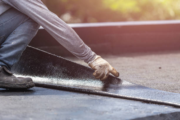 Professional Basement Waterproofing technician working in Losantville, IN